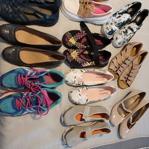 10 pairs of shoes size 10
